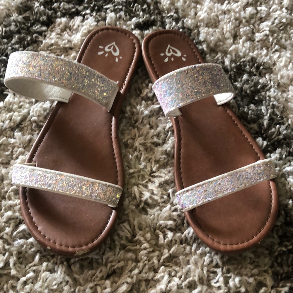 Justice girls strappy sandals